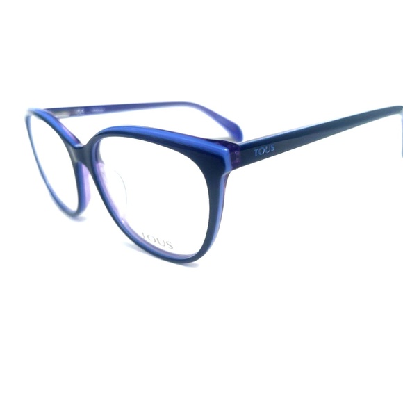 New TOUS Eyeglasses VTOA36 09MC 53 16 135 Acetate Frames Navy Blue Women Glasses - Picture 6 of 15